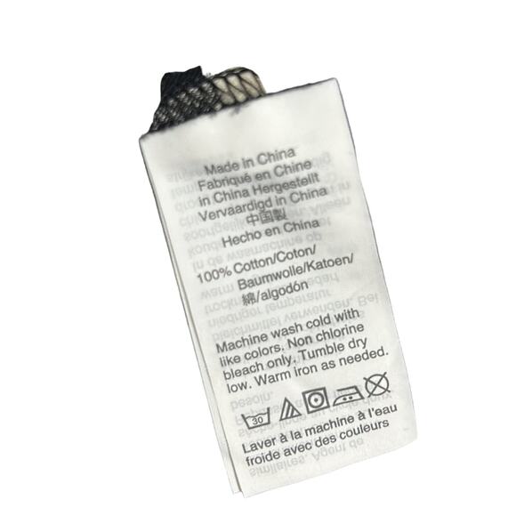 Madewell Wrap-Front Shirt in black and white plaid size xs - Picture 3 of 7